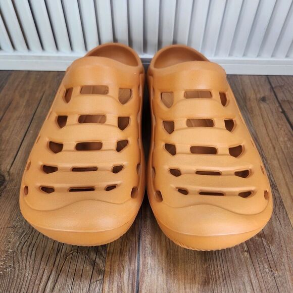 Oboz Whakata Coast Recovery Clogs Mens Sz 9 Melon Orange Slip On Comfort Sandals - Picture 8 of 10